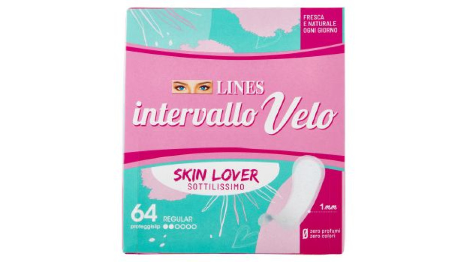 Lines intervallo Velo Skin Lover Regular 64 pz