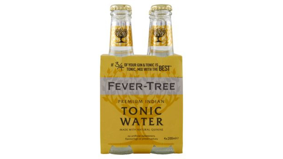 Fever-Tree Premium Indian Tonic Water 4 x 200 ml