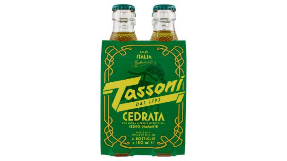 Tassoni Cedrata 4 x 180 ml