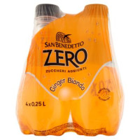 San Benedetto Ginger Biondo Zero 4 x 0,25 L