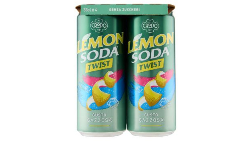 Lemonsoda Twist Gusto Gazzosa 4 x 33 cl