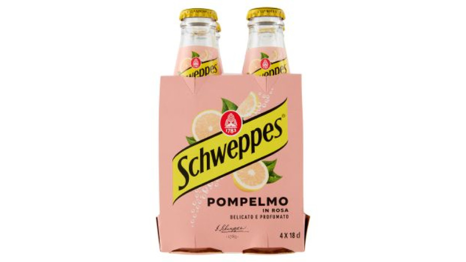 Schweppes Pompelmo in Rosa OW 4 x 0,18 L