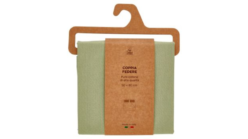 Coppia Federe 52 x 82 cm Verde P15