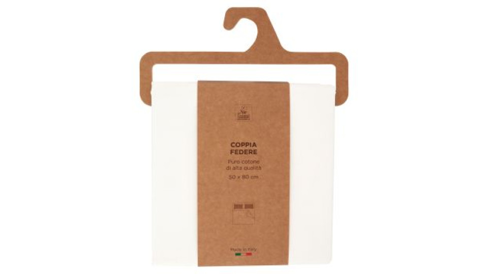 Coppia Federe 52 x 82 cm Bianco