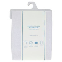 Coprimaterasso a Cappuccio in jersey spugna singolo 85x195 cm