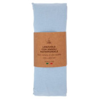 Lenzuolo con Angoli Matrimoniale 170 x 200 cm Azzurro 293