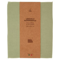 Lenzuolo Matrimoniale 250 x 290 cm Verde P15