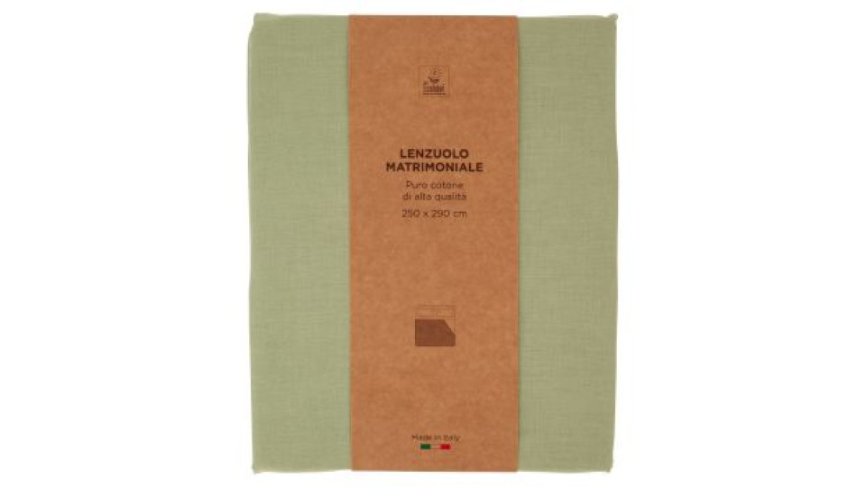 Lenzuolo Matrimoniale 250 x 290 cm Verde P15