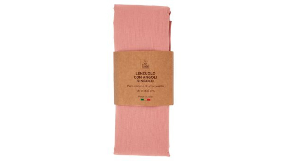 Lenzuolo con Angoli Singolo 90 x 200 cm Rosa 157