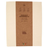 Lenzuolo Matrimoniale 250 x 290 cm Eco Sostenibile
