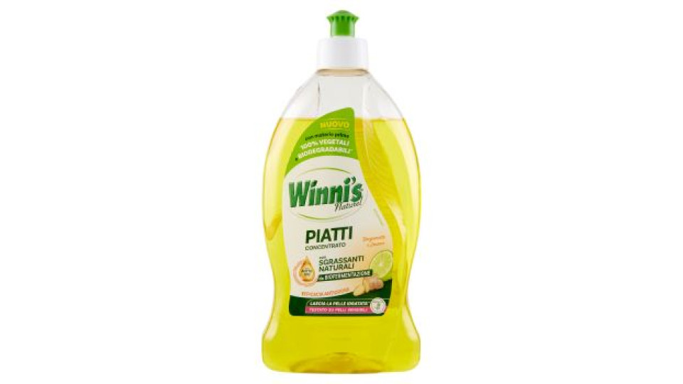 Winni's Naturel Piatti Concentrato Bergamotto e Zenzero 480 ml