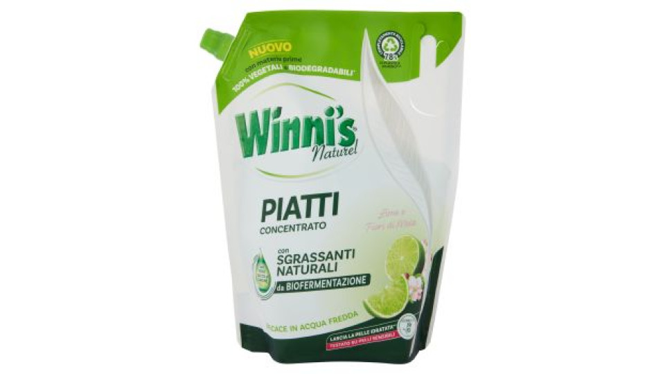 Winni's Naturel Patti Concentrato Lime e Fiori di Mela pouch 900 ml