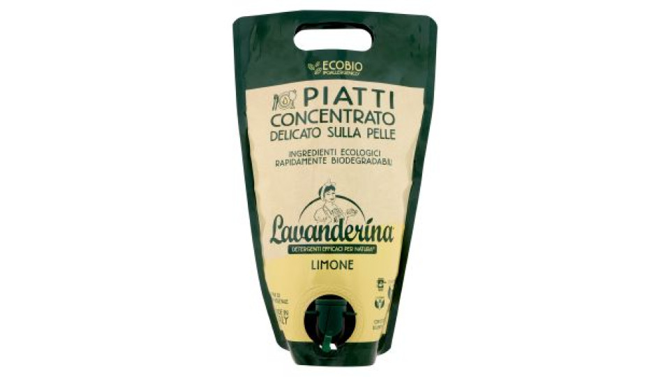 Lavanderina Piatti Concentrato Limone Ecobio 1500 mL