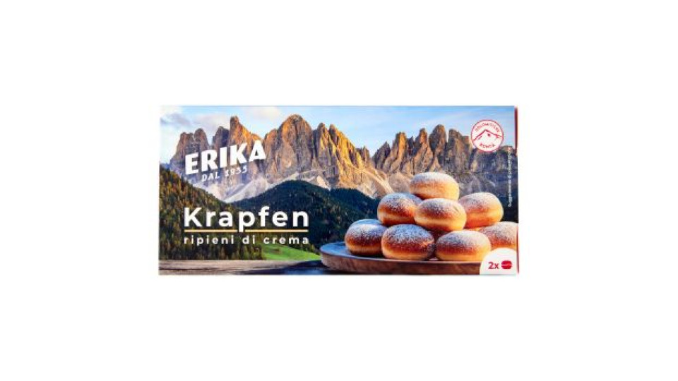 Erika Krapfen ripieni di crema 176 g
