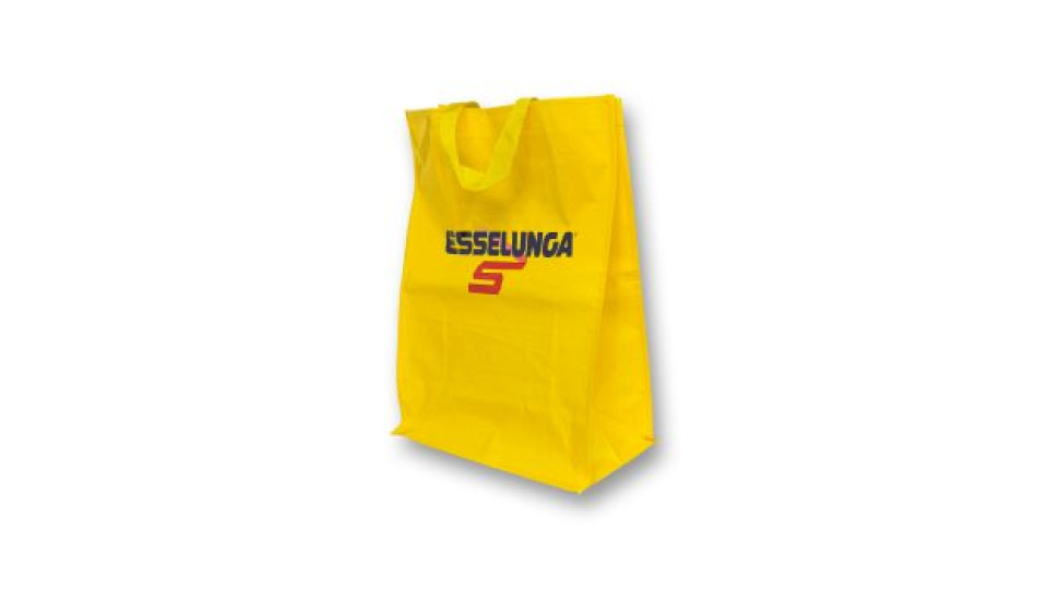 SHOPPER GIALLA ESSELUNGA IN PP CON STAMPA