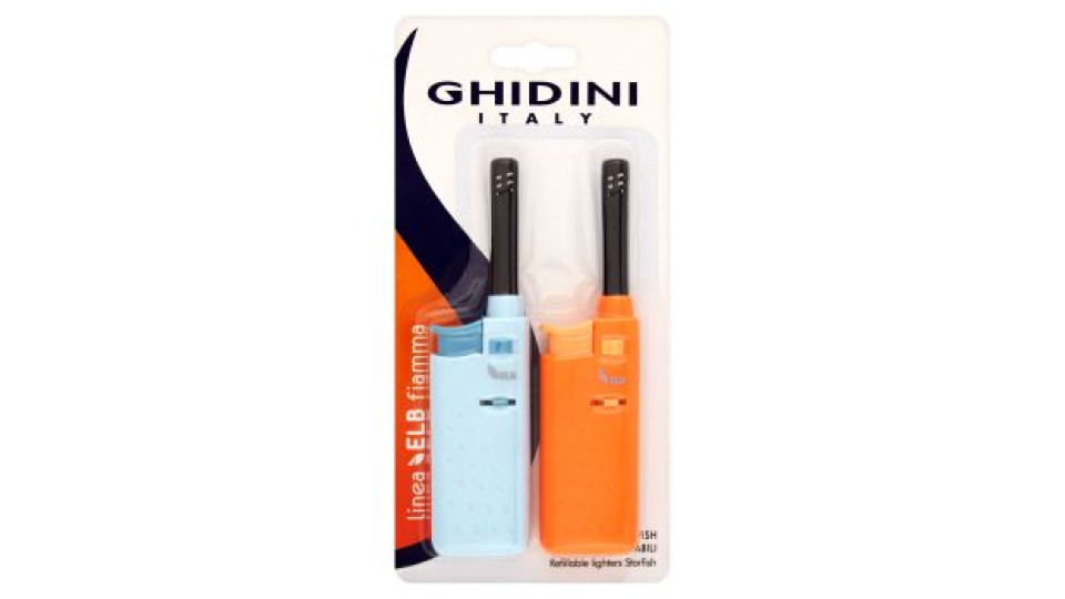 Ghidini Linea Elb fiamma Accendini ricaricabili Starfish