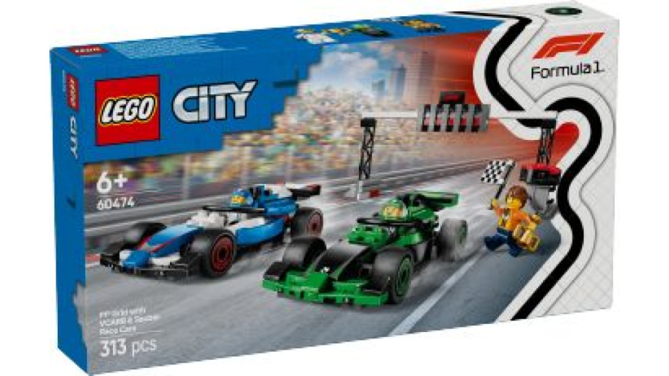 LEGO, City Griglia di F1® con monoposto VCARB e Sauber 60474