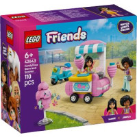 Lego, Friends Bancarella di zucchero filato e scooter 42643