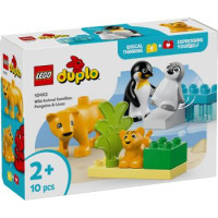 Lego, Duplo famiglie di animali: pinguini e leoni 10442