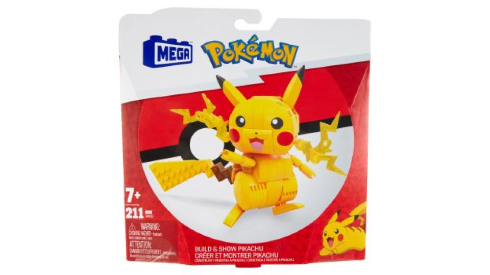 Mega Pokémon Build & Show Pikachu