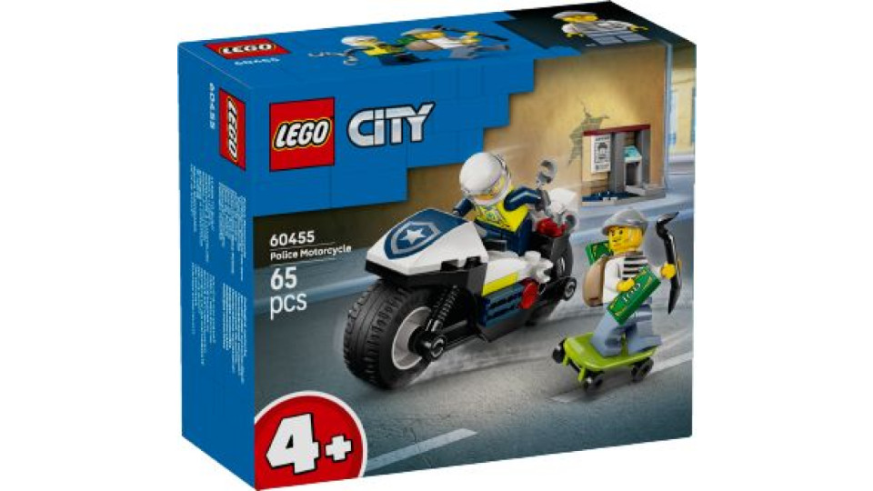 Lego City Inseguimento della moto della Polizia 60455