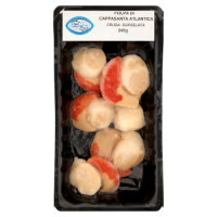 Oggi Pesce Polpa di Cappasanta Atlantica Cruda Surgelata 240 g