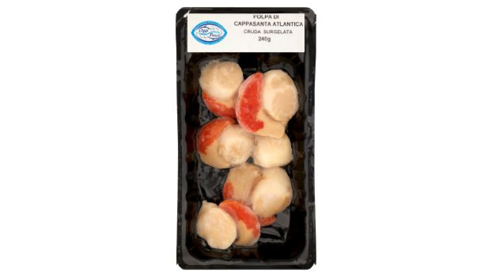 Oggi Pesce Polpa di Cappasanta Atlantica Cruda Surgelata 240 g