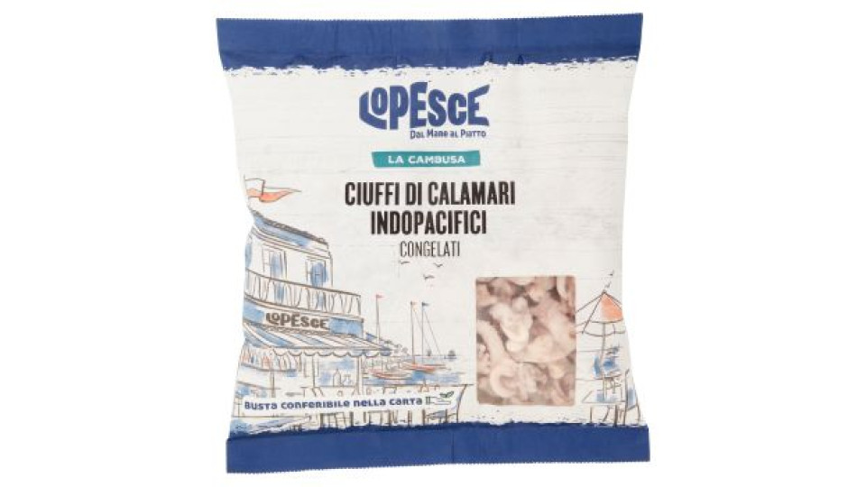 LoPesce La Cambusa Ciuffi di Calamari Indopacifici Congelati 300 g