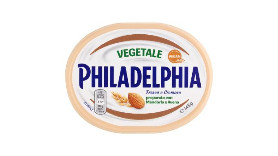 Philadelphia Vegetale preparazione spalmabile a base di Mandorla e Avena - 145g