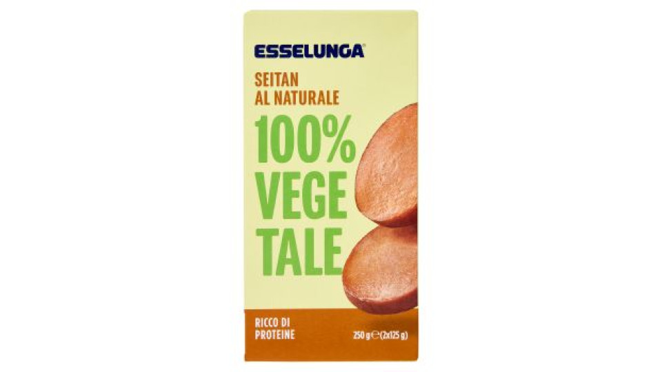 Esselunga Seitan al naturale 100% vegetale 2 x 125 g