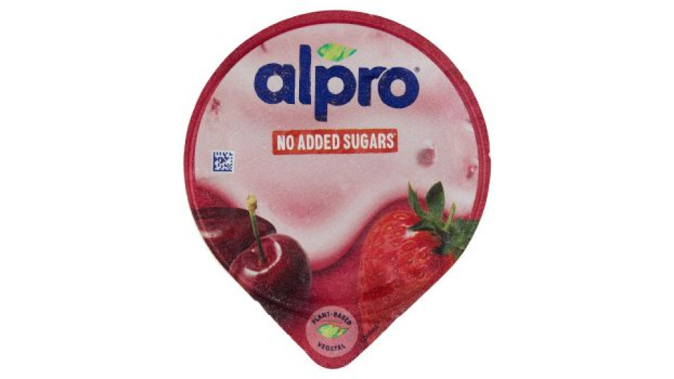 ALPRO Alternativa Vegetale allo Yogurt, Frutti Rossi, Senza Lattosio, Senza Conservanti, 135g