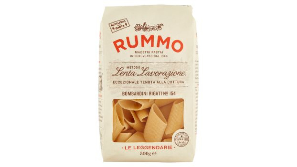 Rummo Le Leggendarie Bombardini Rigati N° 154 500 g