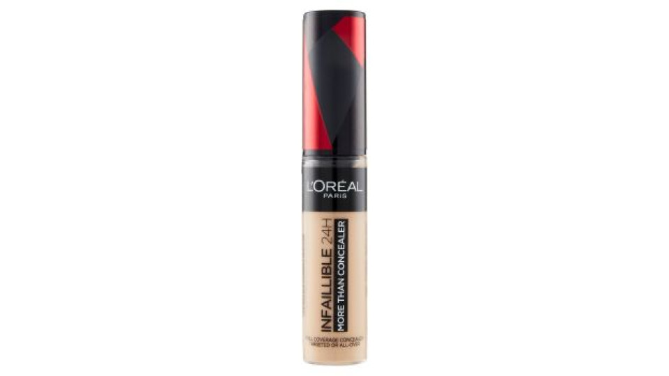 L'Oréal Paris Infaillible 24h More Than Concealer, Correttore liquido, 328.5 Crème Brulée 11 ml