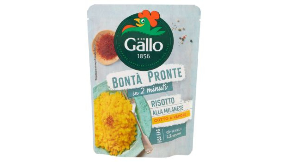 Gallo Bontà Pronte in 2 minuti Risotto alla Milanese 250 g