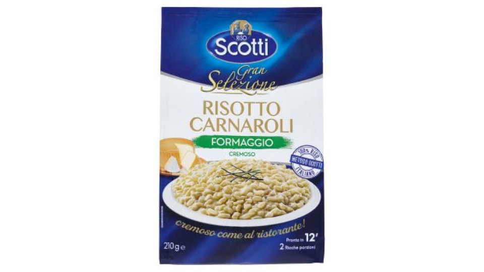 Riso Scotti Gran Selezione Risotto Carnaroli Formaggio Cremoso 210 g