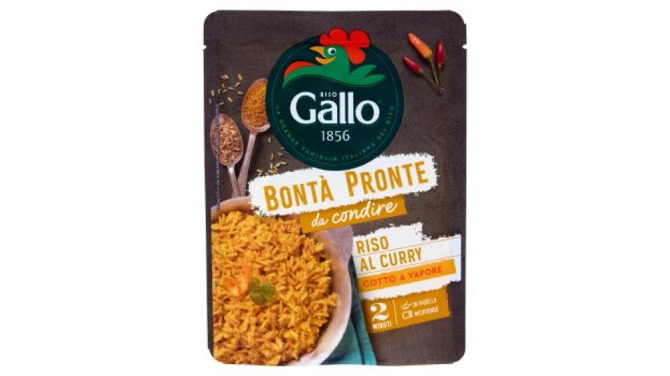 Riso Gallo Bontà Pronte da condire Riso al Curry 250 g