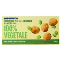 Esselunga Polpettine vegetali surgelate a base di soia 100% vegetale 300 g