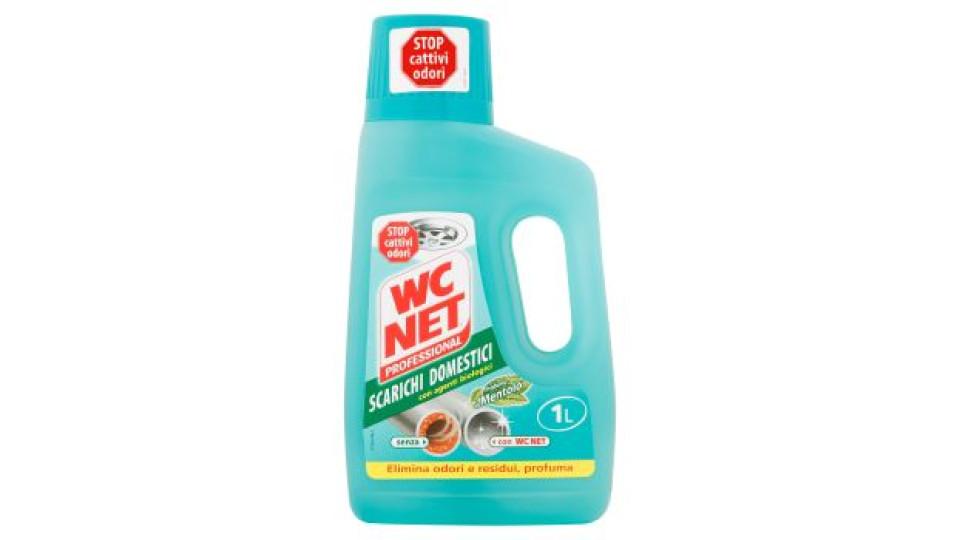 Wc Net Professional Scarichi domestici con agenti biologici 1 L