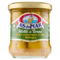 Asdomar Filetti di Tonno all'olio extravergine di oliva Biologico 170 g