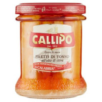 Callipo Filetti di Tonno all'olio di oliva "con Peperoncino Fresco di Calabria" 170 g