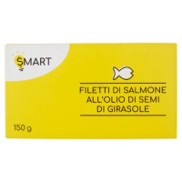 Smart Filetti di salmone all'olio di semi di girasole 150 g