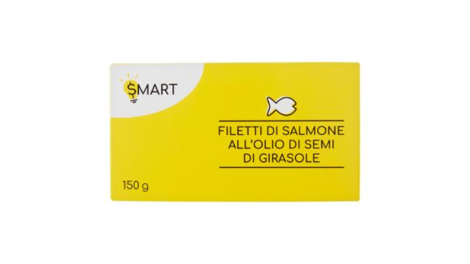 Smart Filetti di salmone all'olio di semi di girasole 150 g