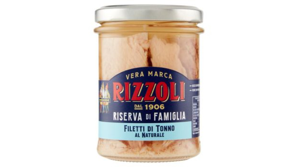 Rizzoli Riserva di Famiglia Filetti di Tonno al Naturale 185 g