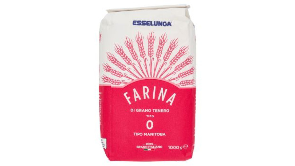Esselunga Farina di grano tenero tipo 0 tipo manitoba 1000 g