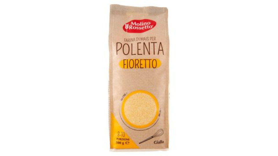 Molino Rossetto Farina di Mais per Polenta Fioretto 500 g