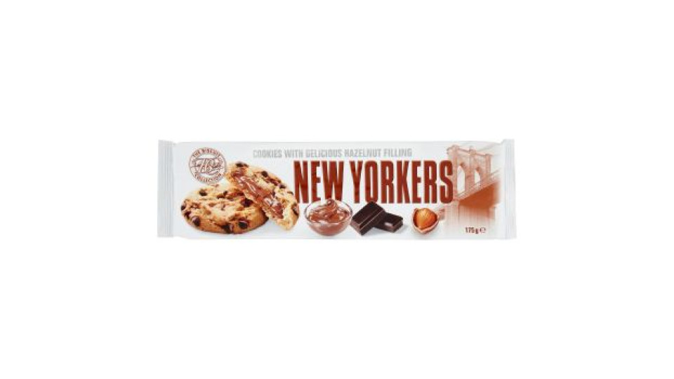 New Yorkers Cookies with Delicius Hazelnut Filling 175 g