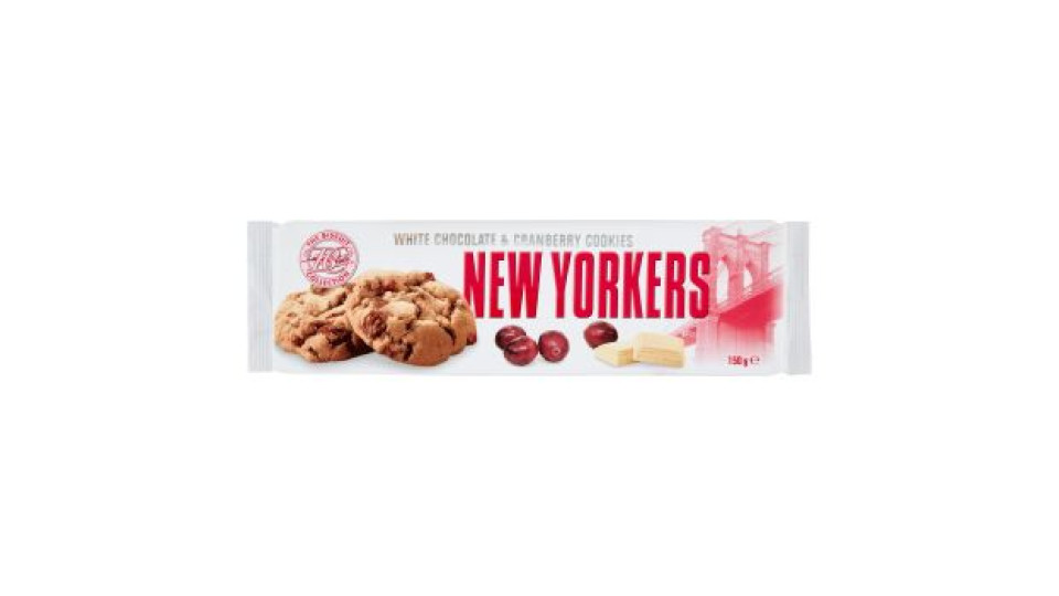 New Yorkers White Chocolate & Cranberries Cookies 150 g
