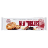 New Yorkers Triple Chocolate Cookies: White, Milk & Dark Chocolate 180 g