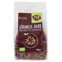Più Cereali Bio Granola Dark con Gocce di Cioccolato 400 g
