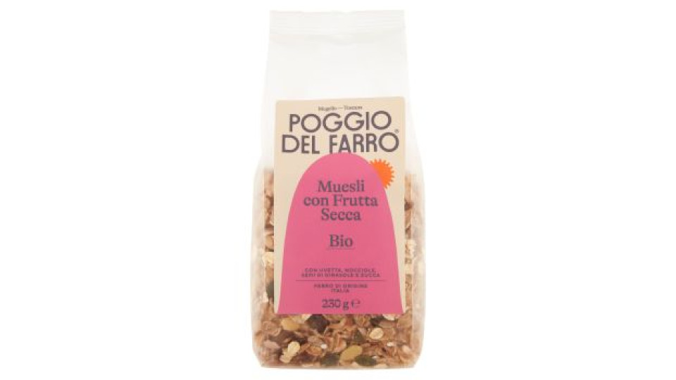 Poggio del Farro Muesli con Frutta Secca Bio 230 g